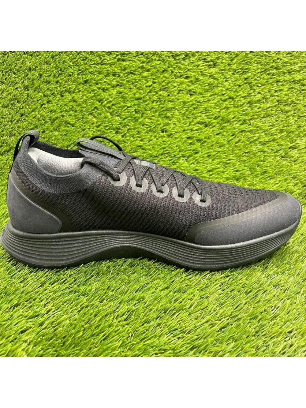Allbirds Strider Mens Size 12 Triple Black Athletic Running Shoes Sneakers